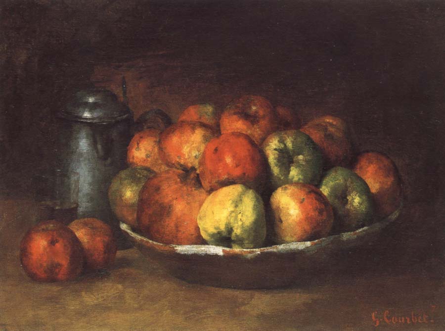 Still life with Apples and a Pomegranate